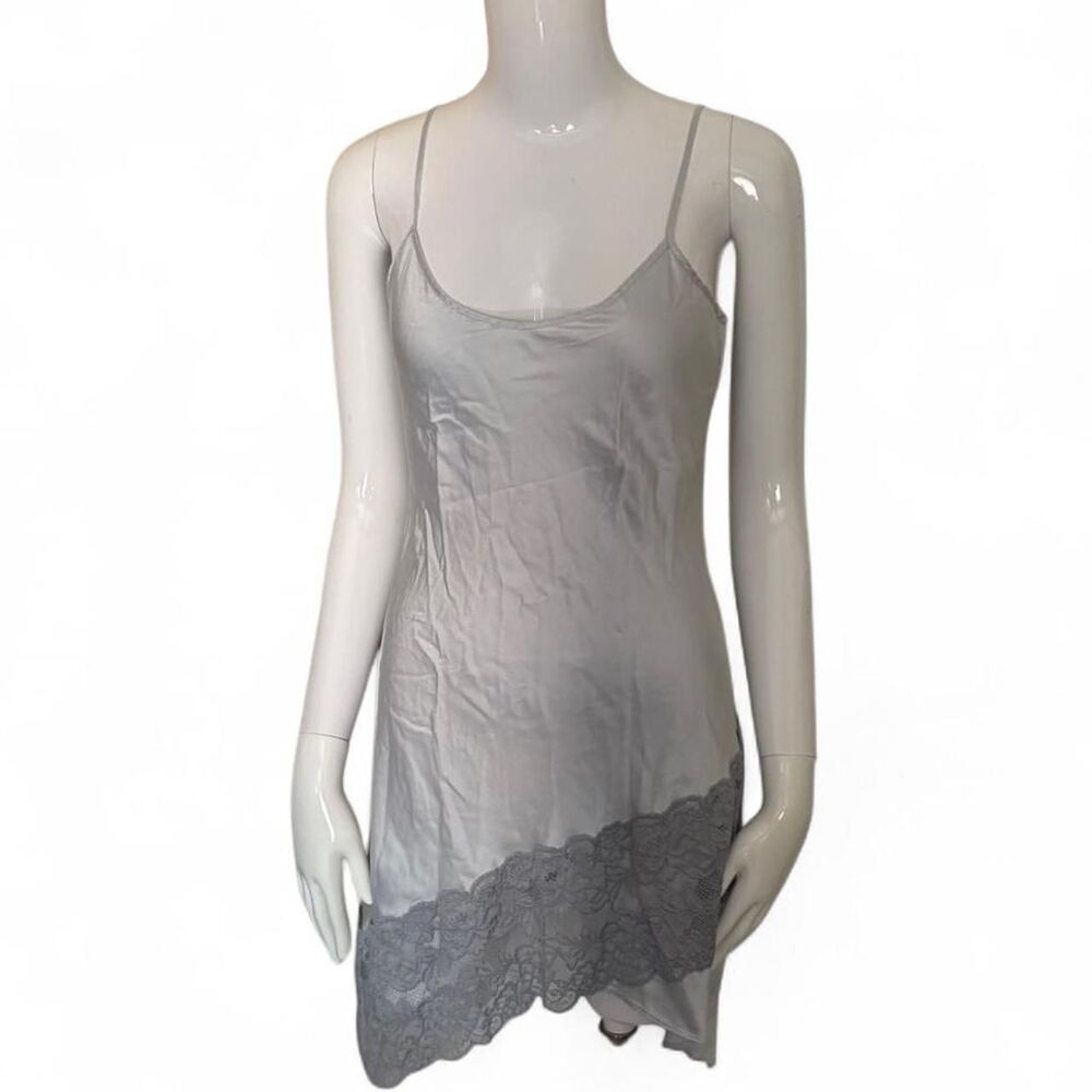 Julianna Rae Women's heather grey stretch slip dress or chemise